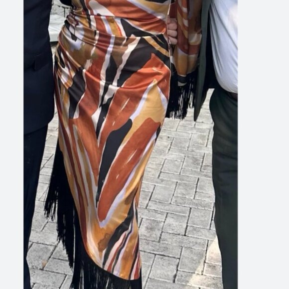 Miphai Kenya Animal Print Dress · L / 40 / 12 ·· Multicolor - Picture 4 of 5